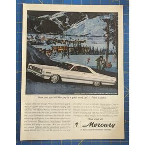 Vintage Print Ad 1965 Mercury